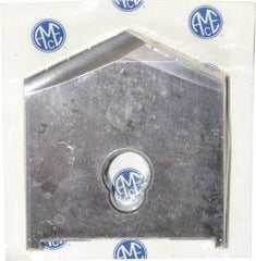 Allied Machine and Engineering - 3-1/16" Diam x 3/8" Thick, Seat Code F, 130° Included Angle Spade Drill Insert - Uncoated Powdered Metal, Powdered Metal, Series F - Industrial Tool & Supply
