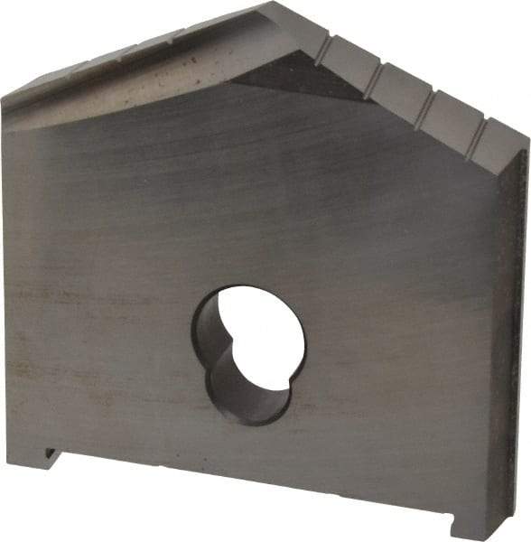 Allied Machine and Engineering - 3-1/4" Diam x 1/2" Thick, Seat Code F, 130° Included Angle Spade Drill Insert - Uncoated Powdered Metal, Powdered Metal, Series F - Industrial Tool & Supply