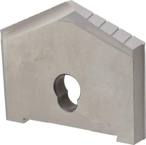 Allied Machine and Engineering - 3-3/4" Diam x 1/2" Thick, Seat Code F, 130° Included Angle Spade Drill Insert - Uncoated Powdered Metal, Powdered Metal, Series F - Industrial Tool & Supply
