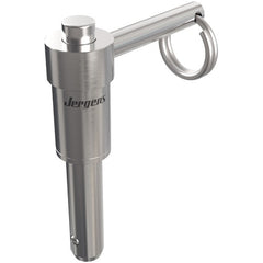 1/2″ Pin Diameter, 5″ Grip Length, Heavy Duty L-Handle Kwik-Lok Pin, Stainless Steel