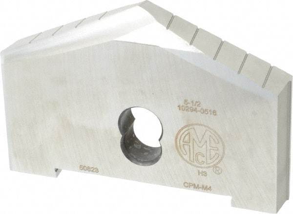 Allied Machine and Engineering - 5-1/2" Diam x 11/16" Thick, Seat Code H, 130° Included Angle Spade Drill Insert - Uncoated Powdered Metal, Powdered Metal, Series H - Industrial Tool & Supply