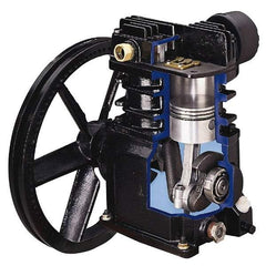 Ingersoll-Rand - 5 hp, 60 Gal Stationary Electric Single Stage Screw Bare Air Compressor - 135 Max psi, 15.5 CFM - Industrial Tool & Supply