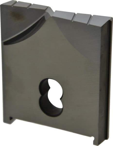 Allied Machine and Engineering - 2-1/8" Diam x 3/8" Thick, Seat Code D, Flat Bottom Spade Drill Insert - Uncoated Powdered Metal, Powdered Metal, Series D - Industrial Tool & Supply