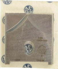 Allied Machine and Engineering - 2-5/8" Diam x 7/16" Thick, Seat Code E, Flat Bottom Spade Drill Insert - Uncoated Powdered Metal, Powdered Metal, Series E - Industrial Tool & Supply