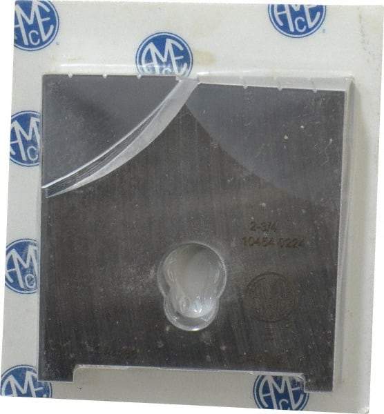 Allied Machine and Engineering - 2-3/4" Diam x 7/16" Thick, Seat Code E, Flat Bottom Spade Drill Insert - Uncoated Powdered Metal, Powdered Metal, Series E - Industrial Tool & Supply