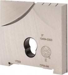 Allied Machine and Engineering - 3" Diam x 7/16" Thick, Seat Code E, Flat Bottom Spade Drill Insert - Uncoated Powdered Metal, Powdered Metal, Series E - Industrial Tool & Supply