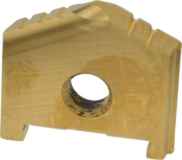 Allied Machine and Engineering - 1-1/16" Diam x 3/16" Thick, Seat Code A, 130° Included Angle Spade Drill Insert - TiN Coated, High Speed Steel, Series A - Industrial Tool & Supply