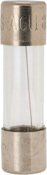 Cooper Bussmann - 32 VAC, 8 Amp, Fast-Acting Miniature Glass Fuse - Fuse Holder Mount, 1-1/2" OAL, 13/32" Diam - Industrial Tool & Supply