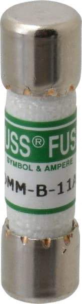 Cooper Bussmann - 1,000 VAC/VDC, 11 Amp, Fast-Acting General Purpose Fuse - 38.1mm OAL, 10mm Diam - Industrial Tool & Supply