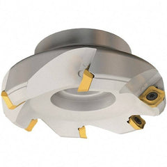 Iscar - 170.7mm Cut Diam, 40mm Arbor Hole, 6.5mm Max Depth of Cut, 45° Indexable Chamfer & Angle Face Mill - 7 Inserts, SE.. 12 Insert, Right Hand Cut, 7 Flutes, Series IscarMill - Industrial Tool & Supply