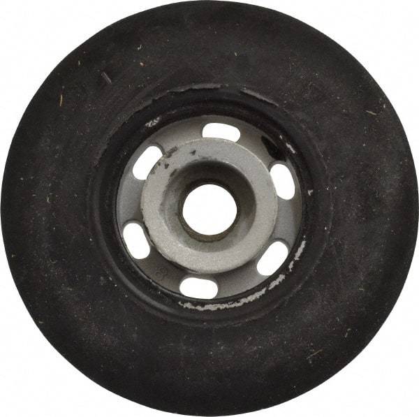 Made in USA - 4-1/2" Diam Disc Backing Smooth Backing Pad - 5/8" Shank Diam, Hard Density, 11,000 RPM - Industrial Tool & Supply