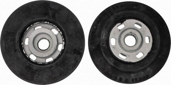 Made in USA - 4" Diam Disc Backing Smooth Backing Pad - Soft Density, 12,000 RPM - Industrial Tool & Supply