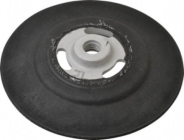 Made in USA - 7" Diam Disc Backing Smooth Backing Pad - Soft Density, 7,000 RPM - Industrial Tool & Supply