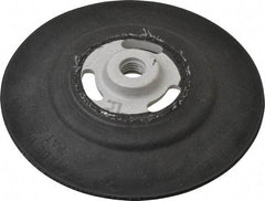 Made in USA - 7" Diam Disc Backing Smooth Backing Pad - Soft Density, 7,000 RPM - Industrial Tool & Supply