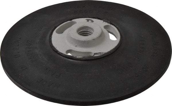 Made in USA - 7" Diam Disc Backing Smooth Backing Pad - Medium Density, 8,500 RPM - Industrial Tool & Supply