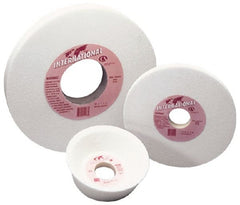 Grier Abrasives - 8" Diam x 1-1/4" Hole x 3/4" Thick, H Hardness, 46 Grit Surface Grinding Wheel - Industrial Tool & Supply