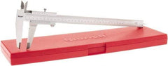 Starrett - 0 to 12" Stainless Steel Vernier Caliper - 0.02mm Graduation, 0.025 (Per 300mm)mm Accuracy - Industrial Tool & Supply