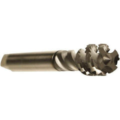 Emuge - M12x1.75 Metric 4 Flute 6H Bottoming Spiral Flute Tap - Cobalt, GLT-1 Finish, 110mm OAL, Right Hand Flute, Right Hand Thread, Series Enorm - Industrial Tool & Supply