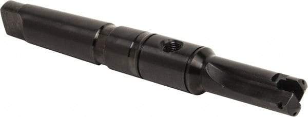 Allied Machine and Engineering - Series A, 31/32 to 1-3/8" Diam, 4MT Taper Shank, Straight Flute Spade Drill - 3" Max Depth, 5-15/32" Body Length, 9-9/16" OAL, Short Length, Through Coolant - Industrial Tool & Supply