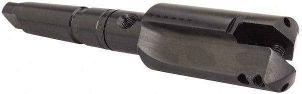 Allied Machine and Engineering - Series D, 2 to 2-7/8" Diam, 4MT Taper Shank, Straight Flute Spade Drill - 4-1/2" Max Depth, 7-7/16" Body Length, 11-1/16" OAL, Short Length, Through Coolant - Industrial Tool & Supply