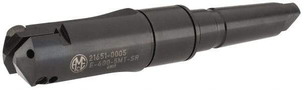 Allied Machine and Engineering - Series E, 2-1/2 to 3-3/8" Diam, 5MT Taper Shank, Straight Flute Spade Drill - 5" Max Depth, 8-5/8" Body Length, 13-7/16" OAL, Short Length, Through Coolant - Industrial Tool & Supply