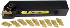 Kennametal - NS, Right Hand, 0.21" Max Depth of Cut, 4.95mm Max Groove Width, Indexable Grooving Tool Holder - N.3R Insert Compatibility, 1" Shank Height, 1" Shank Width, 6" OAL - Industrial Tool & Supply