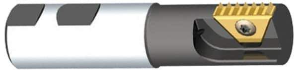 Kennametal - 0.354" Cut Diam, 0.67" Max Depth of Cut, 3/4" Shank Diam, Internal/External Indexable Thread Mill - Insert Style STN 10, 0.41" Insert Size, 1 Insert, Toolholder Style K035, 3.3" OAL - Industrial Tool & Supply