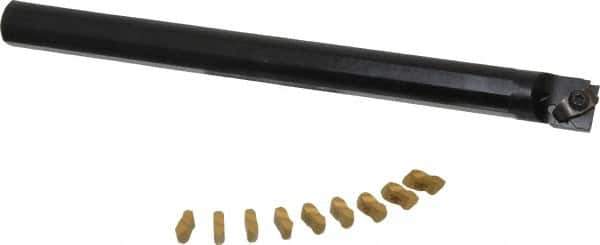 Kennametal - Right Hand Cut, 1" Shank Width Indexable Threading Toolholder - 12" OAL, N.3L Insert Compatibility, A16NER3 Toolholder, Series Top Notch - Industrial Tool & Supply