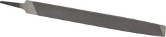 Nicholson - 12" Long, Smooth Cut, Mill American-Pattern File - Single Cut, 7/32" Overall Thickness, Tang - Industrial Tool & Supply