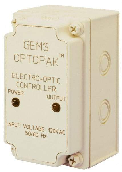 Gems Sensors - 158°F Max, Liquid Level Controller for Electro Optic Switches - Converts TTL Output Signal to an SPDT 5 Amp. Relay Output, SPDT, 5 Amps at 115 VAC Switch Logic - Industrial Tool & Supply