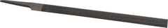 Nicholson - 10" Long, Smooth Cut, Half Round American-Pattern File - Single, Double Cut, 9/32" Overall Thickness, Tang - Industrial Tool & Supply