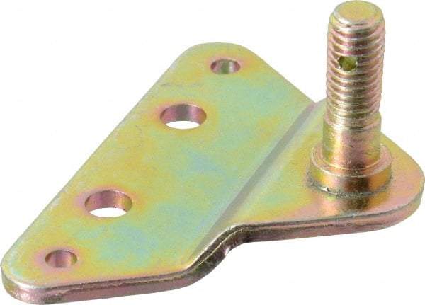 Value Collection - 0.39" Diam Yellow Zinc Offset Bracket - For Hydraulic Dampers & Gas Springs - Industrial Tool & Supply