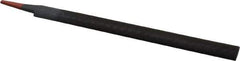 Simonds File - 10" Long, Smooth Cut, Half Round American-Pattern File - Double Cut, 9/32" Overall Thickness, Tang - Industrial Tool & Supply