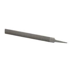 Nicholson - 12" Long x 1-11/32" Wide x 11/32" Thick Cabinet Half Round Rasp - Second Cut - Industrial Tool & Supply