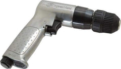 Ingersoll-Rand - 3/8" Reversible Keyless Chuck - Pistol Grip Handle, 2,000 RPM, 4 CFM, 0.5 hp, 85 psi - Industrial Tool & Supply
