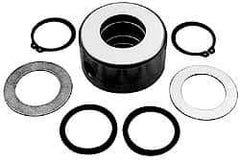 Allied Machine and Engineering - 1/2 NPT, 2-1/2" ID x 4" OD, Rotary Coolant Adapter for Indexable Tools - 1-3/4" Thick, 1/2 NC" Drive Rod Thread, Series T-A - Industrial Tool & Supply