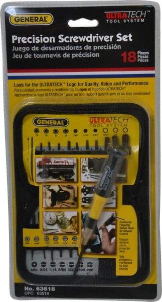 General - 17 Piece Bit Screwdriver - Industrial Tool & Supply