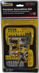 General - 17 Piece Bit Screwdriver - Industrial Tool & Supply