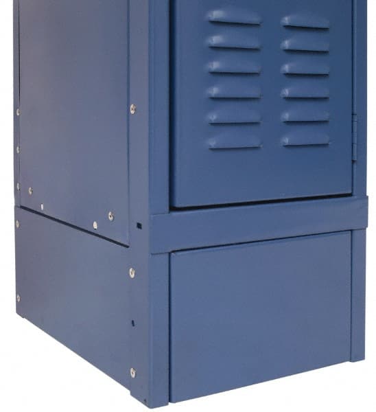 Hallowell - 12" Wide x 6" High, Locker Closed Front Base - Industrial Tool & Supply
