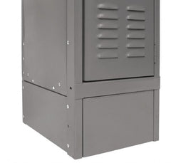 Hallowell - 6" High x 12" Deep, Locker Closed Side Base - Industrial Tool & Supply