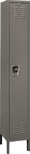 Hallowell - 1 Door, 1 Tier, Ready-Built Wardrobe & Box Lockers - Industrial Tool & Supply