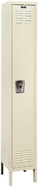 Hallowell - 1 Door, 1 Tier, Ready-Built Wardrobe & Box Lockers - Industrial Tool & Supply