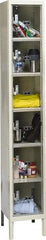 Hallowell - 6 Door, 6 Tier, Safety-View Plus Box Lockers - Industrial Tool & Supply