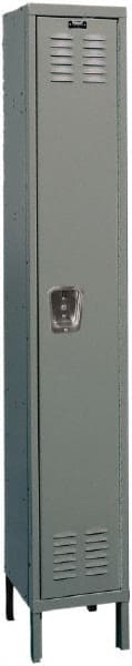 Hallowell - 1 Door, 1 Tier, Premium Wardrobe Lockers - Industrial Tool & Supply