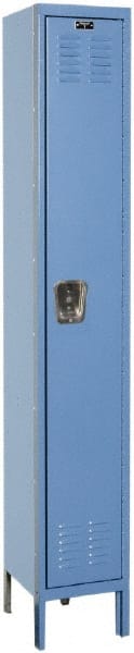 Hallowell - 1 Door, 1 Tier, Premium Wardrobe Lockers - Industrial Tool & Supply