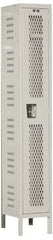 Hallowell - 1 Door, 1 Tier, Heavy-Duty Ventilated Wardrobe & Box Lockers - Industrial Tool & Supply