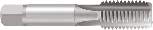 Emuge - M16x2.00 Metric Coarse 3-Flute TiN Finish Cobalt Straight Flute Machine Tap - Industrial Tool & Supply