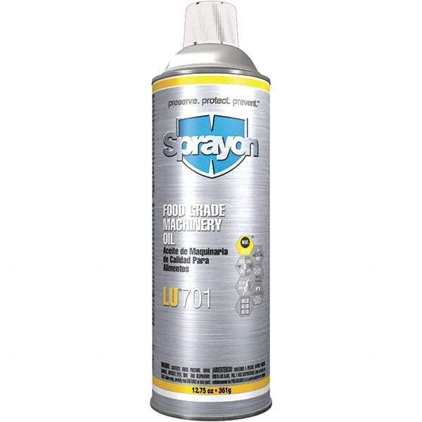 Sprayon - 13.25 oz Aerosol Mineral Multi-Purpose Oil - -40 to 232°F, ISO N/A, Food Grade - Industrial Tool & Supply