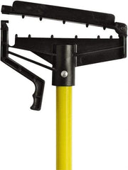 PRO-SOURCE - 60" Swivel Fiberglass Quick Connect Mop Handle - 1" Handle Diam, Plastic Connector, Use with Wet Mops - Industrial Tool & Supply
