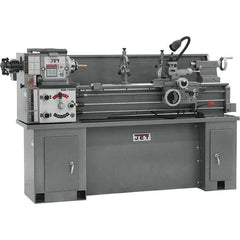 Jet - 13" Swing, 40" Between Centers, 230 Volt, Single Phase Bench Lathe - 5MT Taper, 2 hp, 60 to 1,240 RPM, 1-3/8" Bore Diam, 30" Deep x 29-1/2" High x 76-1/2" Long - Industrial Tool & Supply